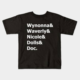 Wynonna Earp - Wynonna & Waverly & Nicole & Dolls & Doc. Kids T-Shirt